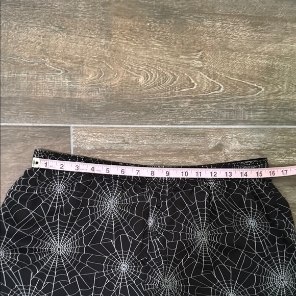 PINK Victoria's Secret Black and White Spider Web Pajama Shorts - Picture 5 of 6